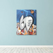 BUGGRATT FIRE HORNET 02.25.2018 CANVAS AFDRUK (Insitu (Houten vloer))