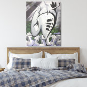 BUGGRATT OERWOUD 04.15.2018 CANVAS AFDRUK (Insitu (Slaapkamer))