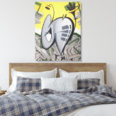 BUGGRATT SURE 03.07.2018 CANVAS AFDRUK (Insitu (Slaapkamer))