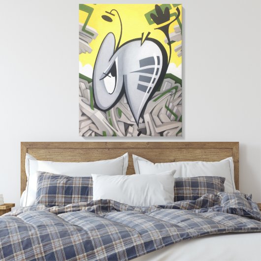 BUGGRATT SURE 03.07.2018 CANVAS AFDRUK (Insitu (Slaapkamer))