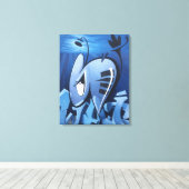 BUGGRATT WATER 03.22.2018 CANVAS AFDRUK (Insitu (Houten vloer))