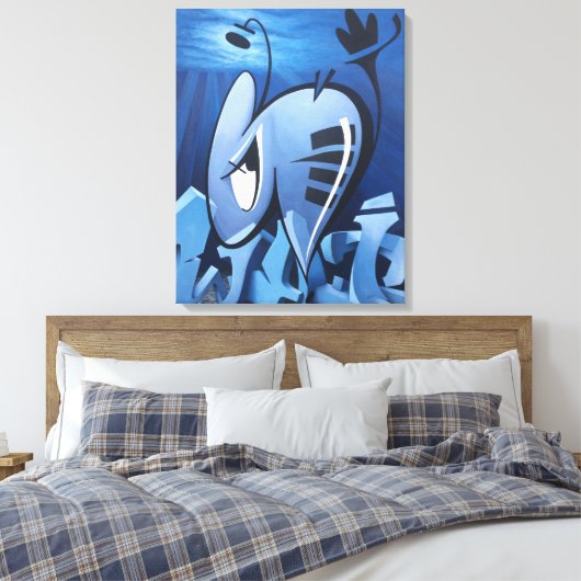 BUGGRATT WATER 03.22.2018 CANVAS AFDRUK (Insitu (Slaapkamer))