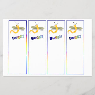 Buggy Book Mark Flyer