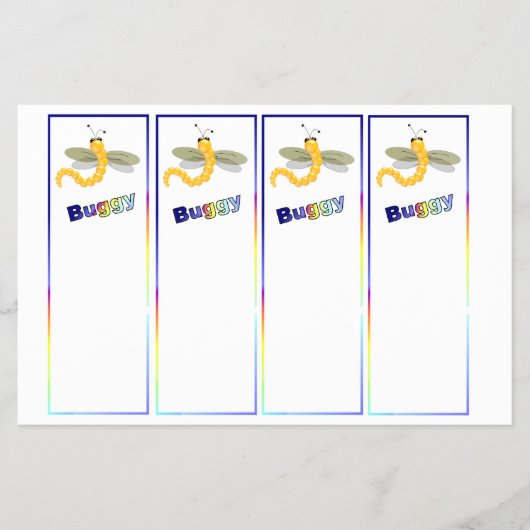 Buggy Book Mark Flyer (Voorkant)