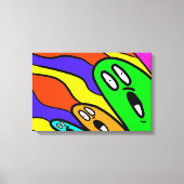 Buggy-kleuren Canvas Afdruk (Voorkant)