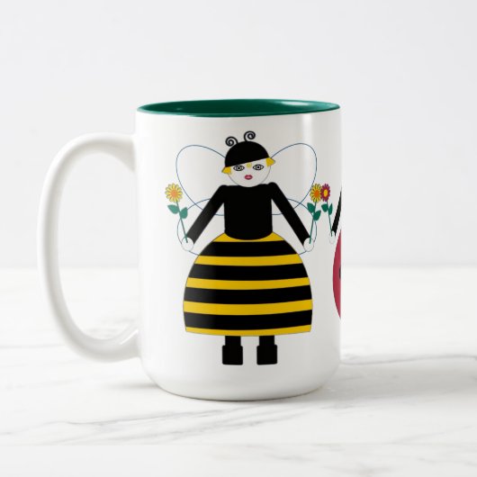 Buggy Martzkin Ladybug & Honey Bee Mok (Links)