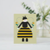 Buggy Martzkins Honey Bee Briefkaart (Staand voorkant)