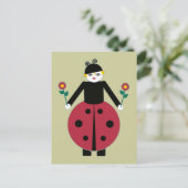 Buggy Martzkins Ladybug Briefkaart (Staand voorkant)