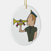 Bugle Keramisch Ornament (Rechts)