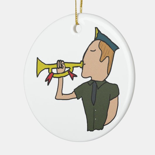 Bugle Keramisch Ornament (Links)