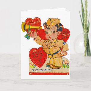 Bugler Valentijnsdag Kaart