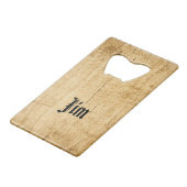 Bugling Bull Elk creditcard Bottle Open Kredietkaart Flessenopener (Achterkant Gekanteld)