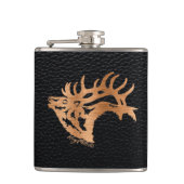 Bugling Bull Elk Flask Heupfles (Voorkant)