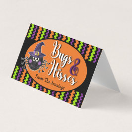 Bugs And Hisses Halloween Zakje Sluiting Visitekaartjes