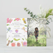 Bugs Anniversaire Invitation Avec Photo (Debout devant)