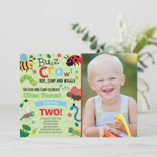 Bugs Anniversaire Invitation Bogues Bugs Anniversa (Debout devant)