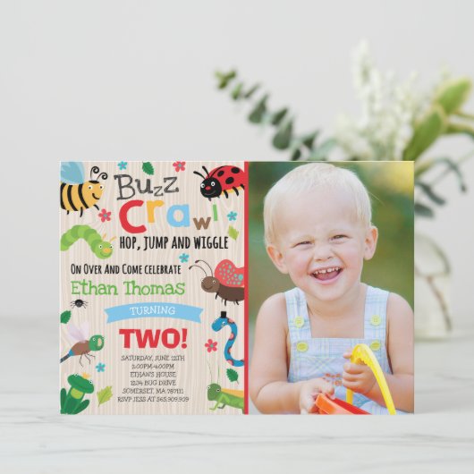 Bugs Anniversaire Invitation Bogues Bugs Anniversa (Debout devant)