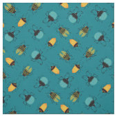 Bugs Beetles Mid Century Mod Cute Stof (Swatch)