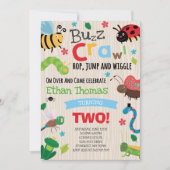 Bugs Birthday Invitation Boy Bugs Anniversaire (Devant)