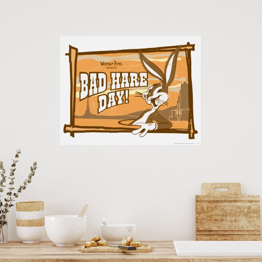 BUGS BUNNY™ Bad Hare Day! Poster (Keuken)