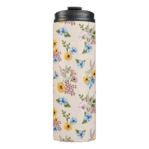 BUGS BUNNY™ Bloem Borduurpatroon Thermosbeker