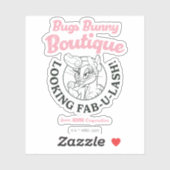 BUGS BUNNY™ Boutique - een blik op Fab-U-Lash! Sticker (Vel)