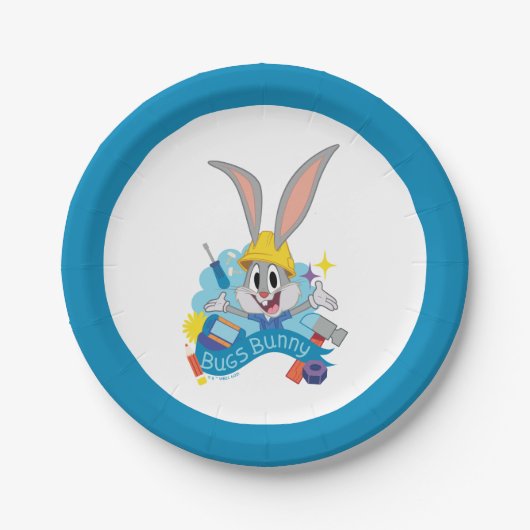 BUGS BUNNY BUILDER™| BUGS BUNNY™ Character Art Papieren Bordje (Voorkant)