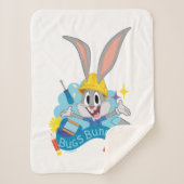 BUGS BUNNY BUILDER™| BUGS BUNNY™ Character Art Sherpa Deken (Voorkant)