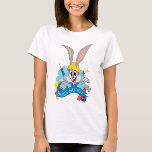 BUGS BUNNY BUILDER™| BUGS BUNNY™ Character Art T-shirt (Voorkant)