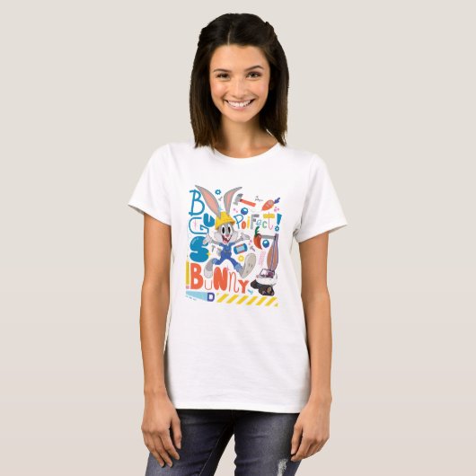 BUGS BUNNY BUILDER™| BUGS BUNNY™-werkmiddelen T-shirt (Voorkant volledig)