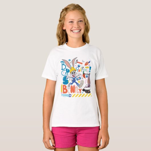 BUGS BUNNY BUILDER™| BUGS BUNNY™-werkmiddelen T-shirt (Voorkant volledig)