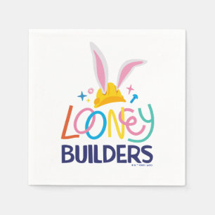 BUGS BUNNY BUILDER™  Logo met hard Pet gestapeld Servet
