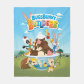 BUGS BUNNY BUILDER™| Looney Builders Ice Cream Fleece Deken (Voorkant)