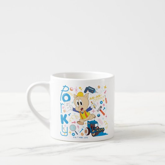 BUGS BUNNY BUILDER™| Porky Pig Work Tools Espresso Kop (Links)
