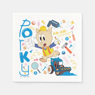 BUGS BUNNY BUILDER™  Porky Pig Work Tools Servet