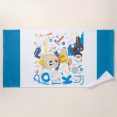 BUGS BUNNY BUILDER™| Porky Pig Work Tools Strandlaken (Voorkant)