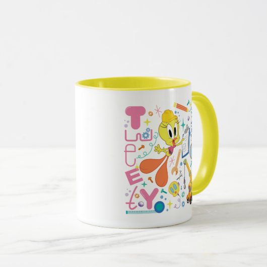 BUGS BUNNY BUILDER™| TWEETY™-werkmiddelen Mok (Voorkant rechts)