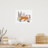 BUGS BUNNY BUILDERS™| BUGS BUNNY™-kettingkunst Poster (Keuken)