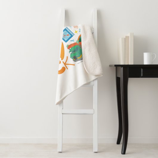 BUGS BUNNY BUILDERS™| DAFFY DUCK™ Worktools Sherpa Deken (In situ)