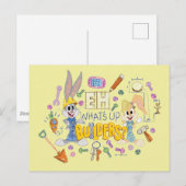 BUGS BUNNY BUILDERS™| Eh, wat zit er in Builders? Briefkaart (Voorkant / Achterkant)