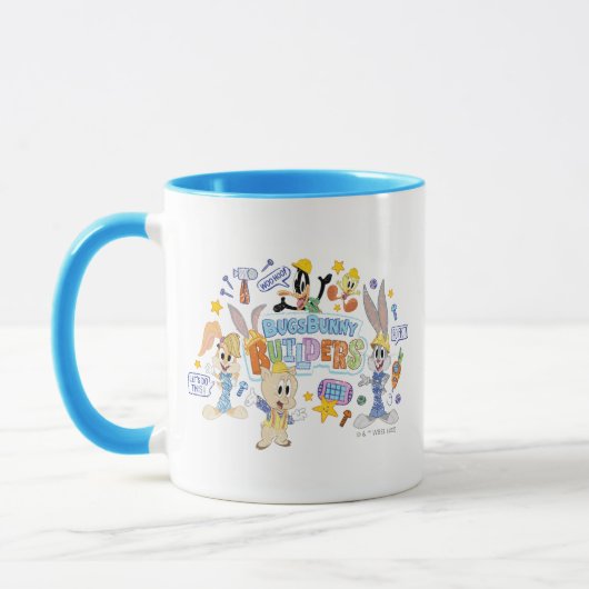 BUGS BUNNY BUILDERS™| Groep schets kunst Mok (Links)