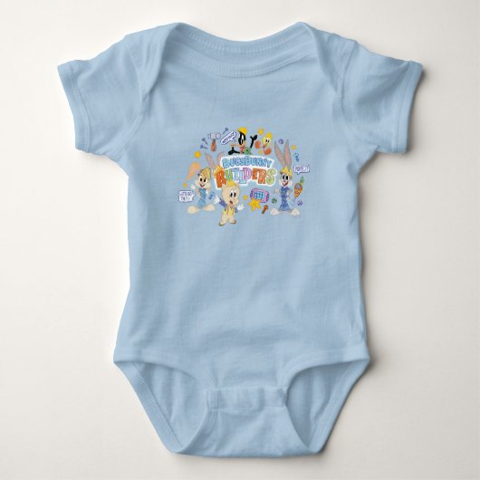 BUGS BUNNY BUILDERS™| Groepsschets kunst Romper (Voorkant)