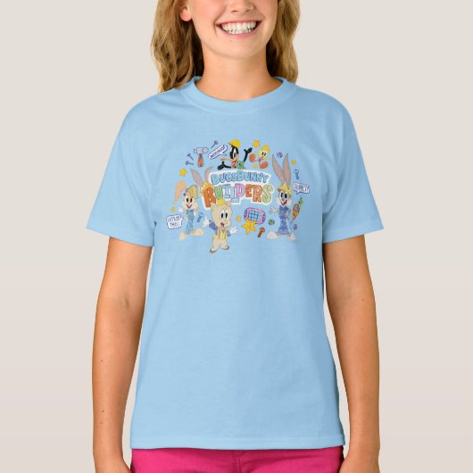 BUGS BUNNY BUILDERS™| Groepsschets kunst T-shirt (Voorkant)