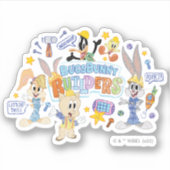 BUGS BUNNY BUILDERS™| Group Sketch Art Sticker (Voorkant)