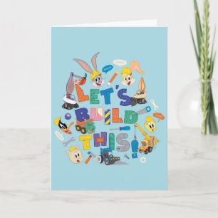 BUGS BUNNY BUILDERS™ "Laten we dit bouwen" Collag Kaart