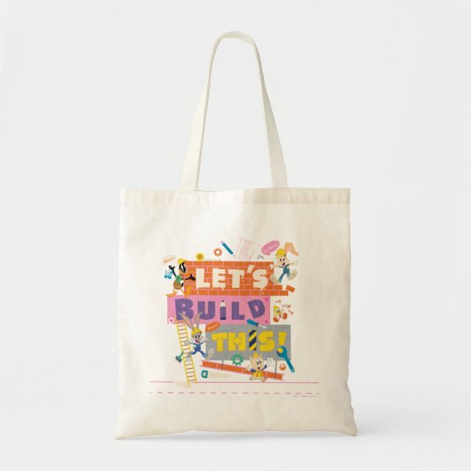 BUGS BUNNY BUILDERS™| "Laten we dit bouwen" Werksi Tote Bag (Voorkant)