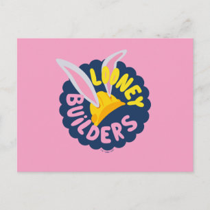 BUGS BUNNY BUILDERS™ Logo met hard Pet Briefkaart