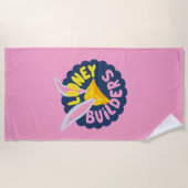 BUGS BUNNY BUILDERS™| Logo met hard Pet Strandlaken (Voorkant)
