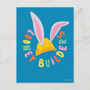 BUGS BUNNY BUILDERS™  Logo voor harde Petten Briefkaart