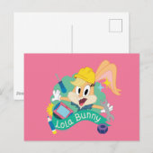 BUGS BUNNY BUILDERS™| Lola Bunny Character Graphic Briefkaart (Voorkant / Achterkant)